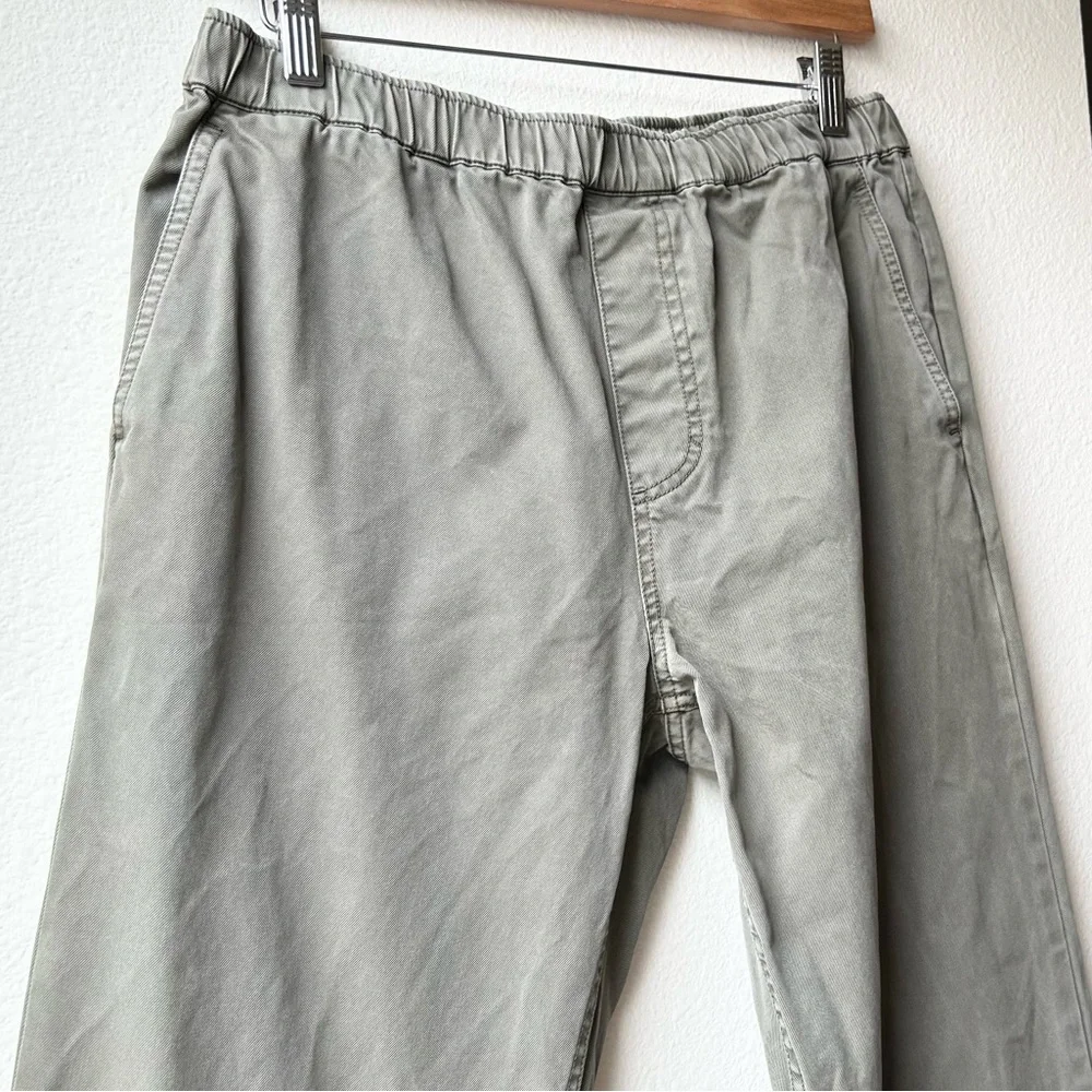 Outerknown Green Organic Cotton Pull On Pants Sz M